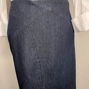 Nicole Miller Stretch Denim Pencil Skirt Size 6